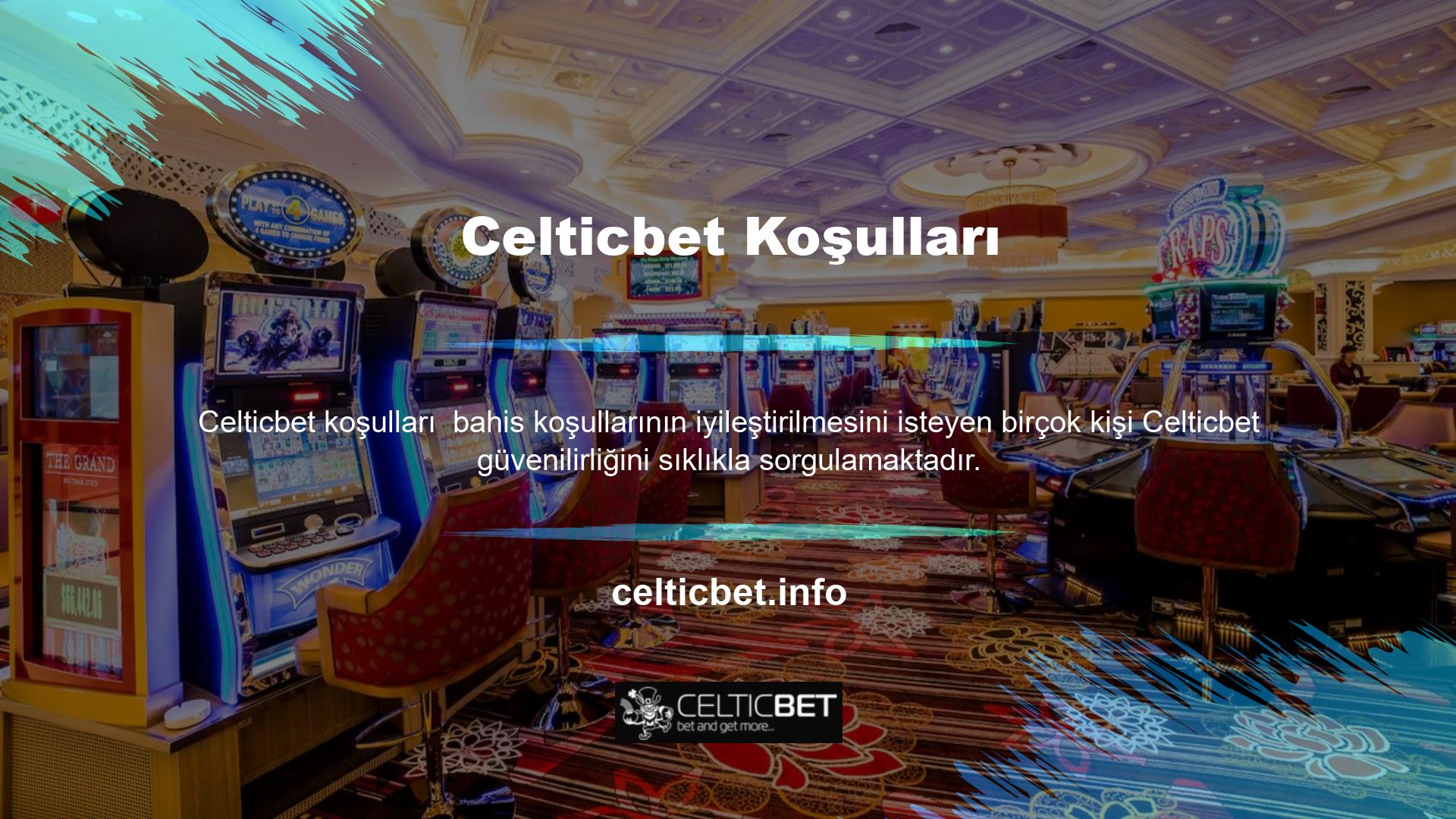 Celticbet, müşterilerine uygun oranlar ve çok çeşitli bahis seçenekleri sunan, çevrimiçi bahisler için popüler bir destinasyondur