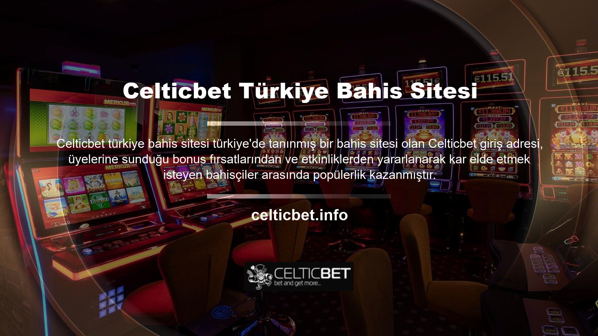 Celticbet bahisçiler tarafından oldukça rağbet görmektedir